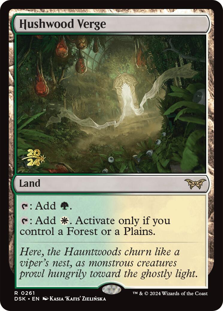 Hushwood Verge [Duskmourn: House of Horror Prerelease Promos] - Destination Retro