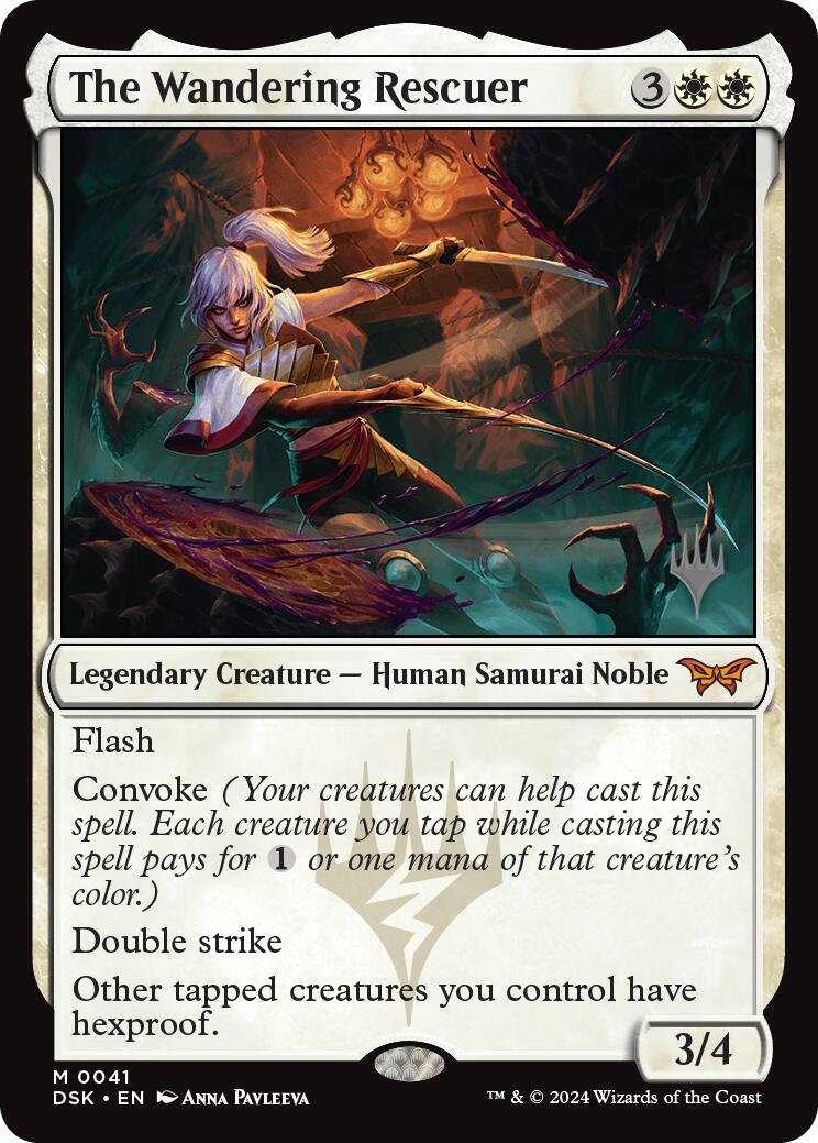 The Wandering Rescuer (Promo Pack) [Duskmourn: House of Horror Promos] - Destination Retro