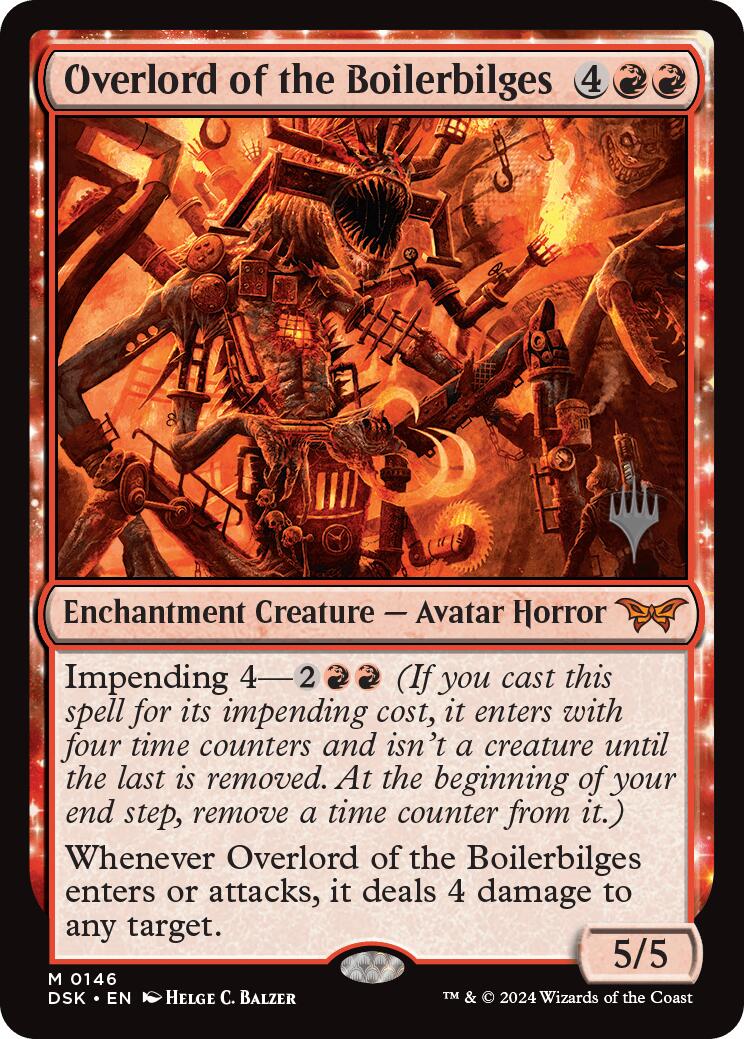 Overlord of the Boilerbilges (Promo Pack) [Duskmourn: House of Horror Promos] - Destination Retro