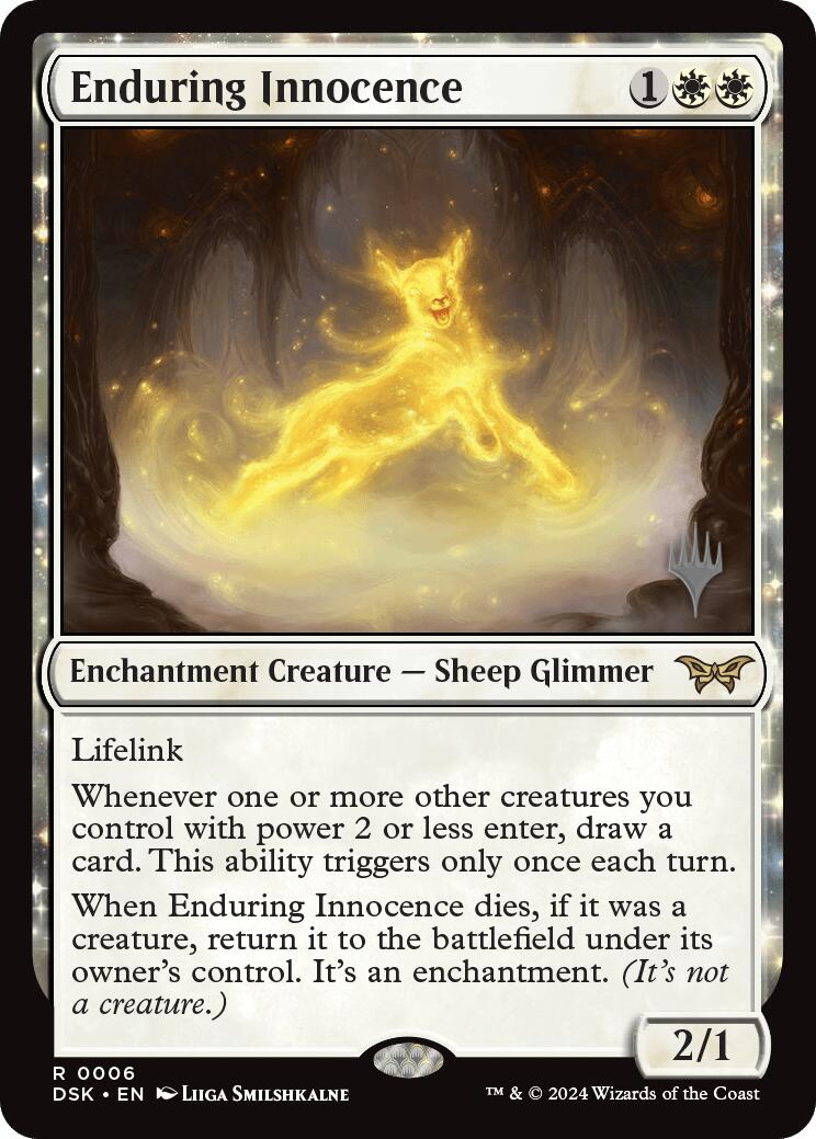 Enduring Innocence (Promo Pack) [Duskmourn: House of Horror Promos] - Destination Retro