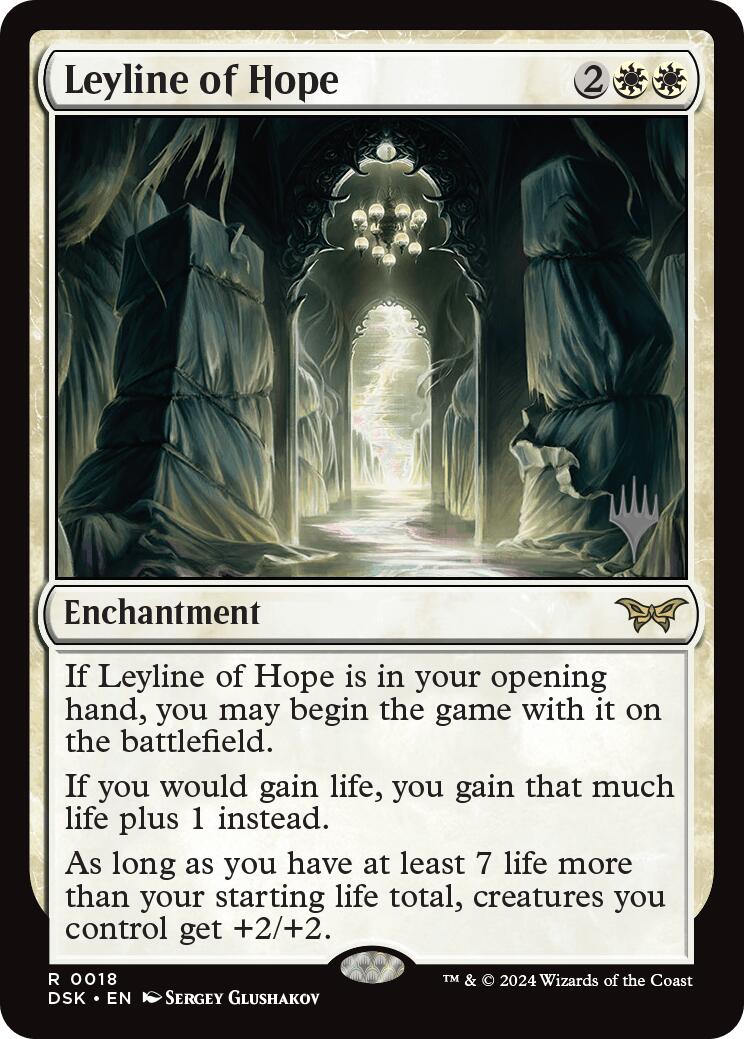 Leyline of Hope (Promo Pack) [Duskmourn: House of Horror Promos] - Destination Retro