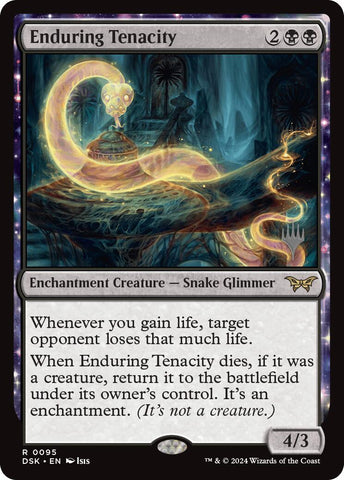 Enduring Tenacity (Promo Pack) [Duskmourn: House of Horror Promos] - Destination Retro