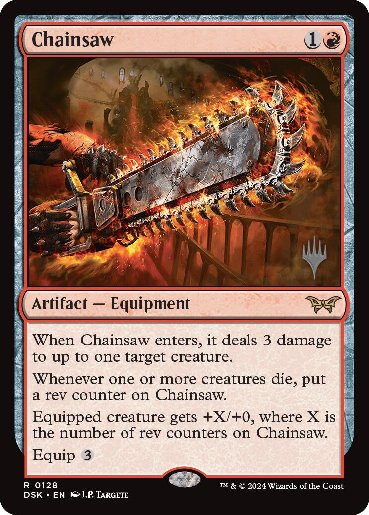 Chainsaw (Promo Pack) [Duskmourn: House of Horror Promos] - Destination Retro