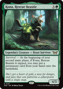 Kona, Rescue Beastie (0187) (Promo Pack) [Duskmourn: House of Horror Promos] - Destination Retro