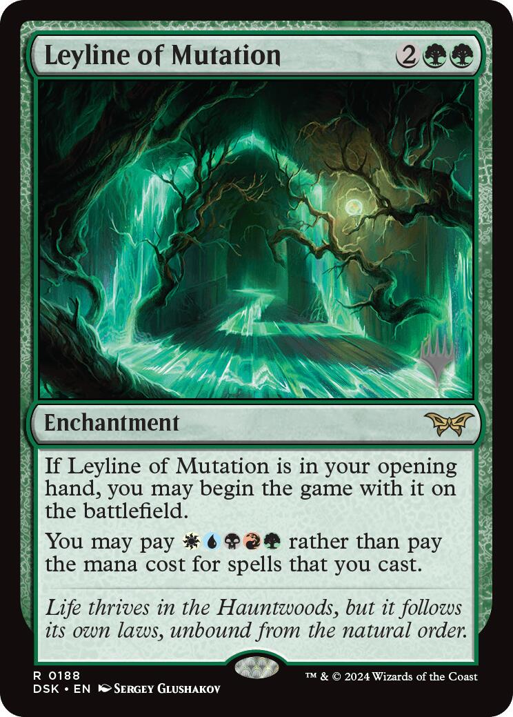 Leyline of Mutation (Promo Pack) [Duskmourn: House of Horror Promos] - Destination Retro