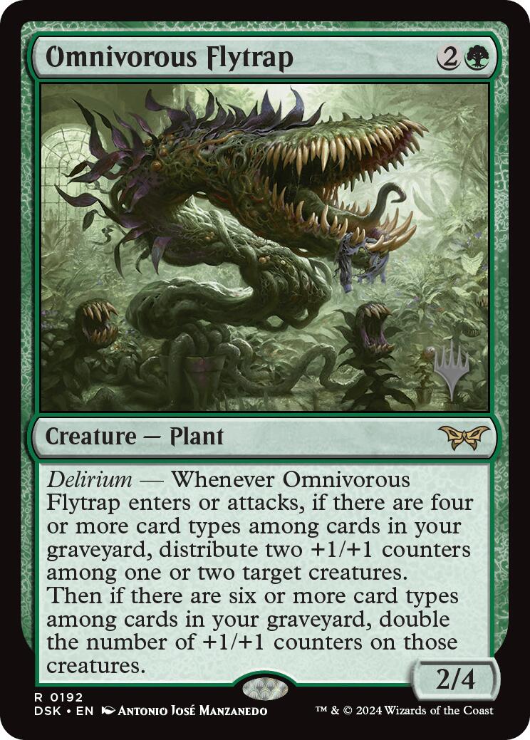 Omnivorous Flytrap (Promo Pack) [Duskmourn: House of Horror Promos] - Destination Retro
