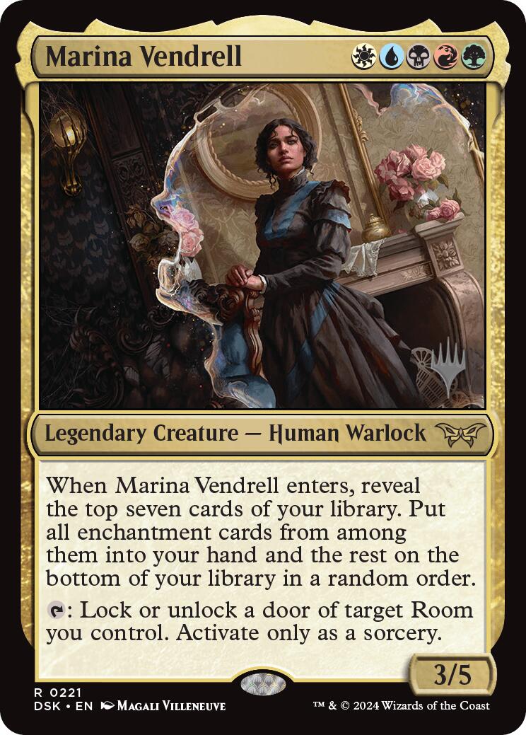 Marina Vendrell (Promo Pack) [Duskmourn: House of Horror Promos] - Destination Retro
