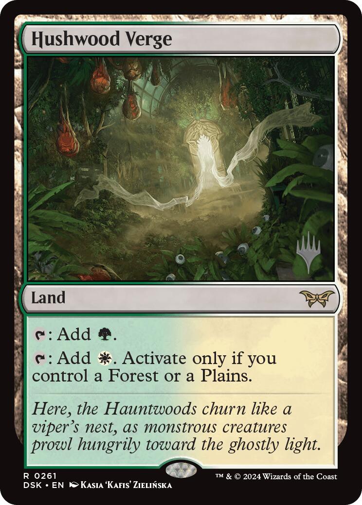 Hushwood Verge (Promo Pack) [Duskmourn: House of Horror Promos] - Destination Retro