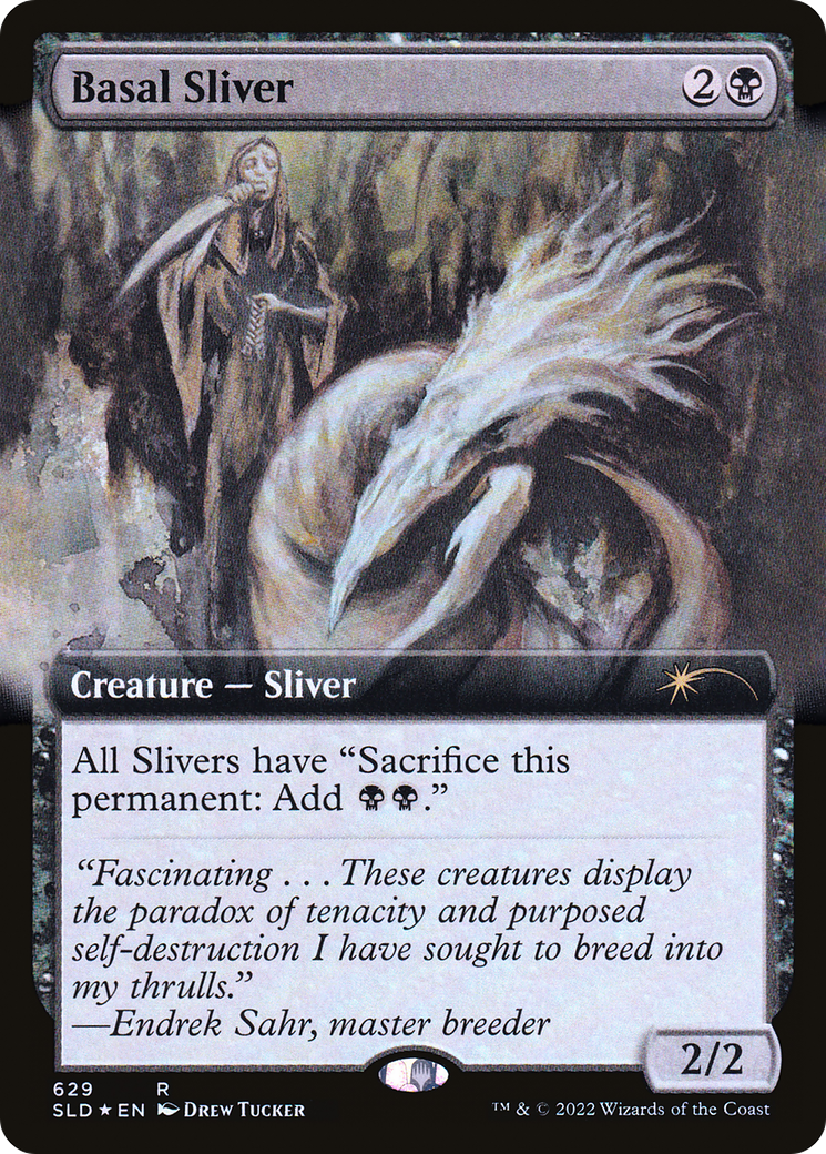 Basal Sliver (Extended Art) [Secret Lair Drop Promos] - Destination Retro