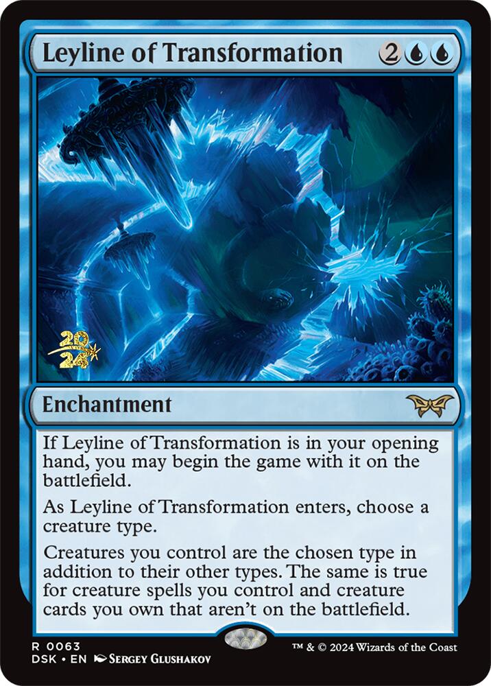 Leyline of Transformation [Duskmourn: House of Horror Prerelease Promos] - Destination Retro