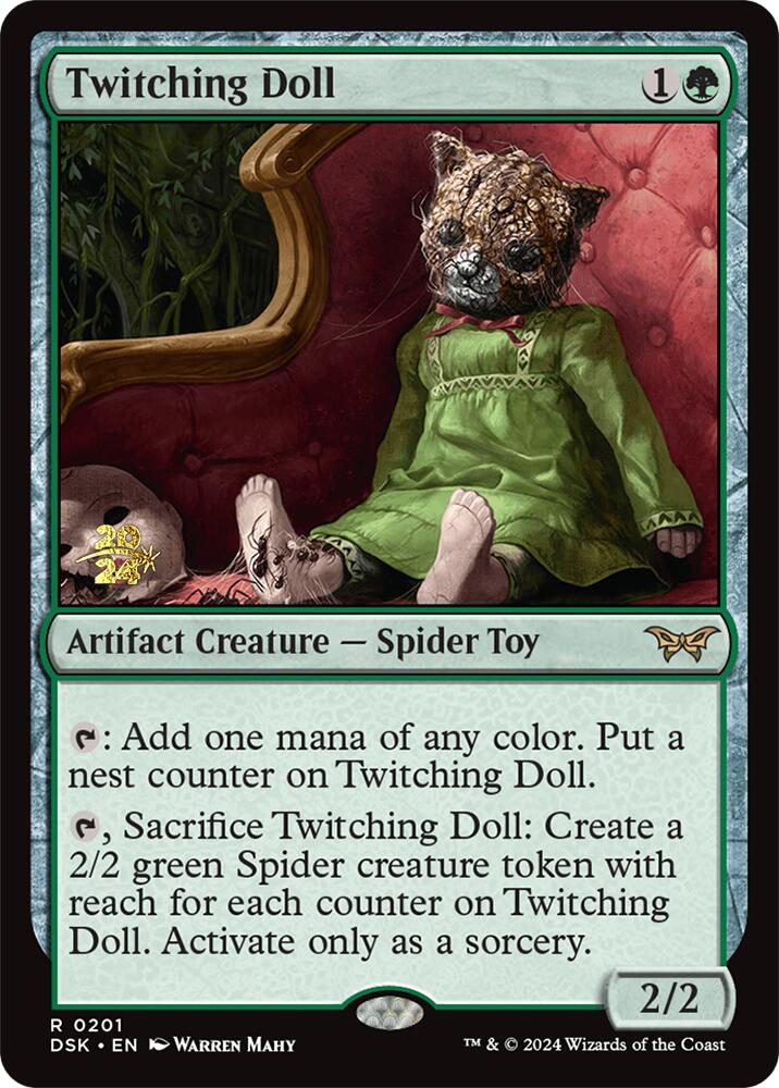 Twitching Doll [Duskmourn: House of Horror Prerelease Promos] - Destination Retro