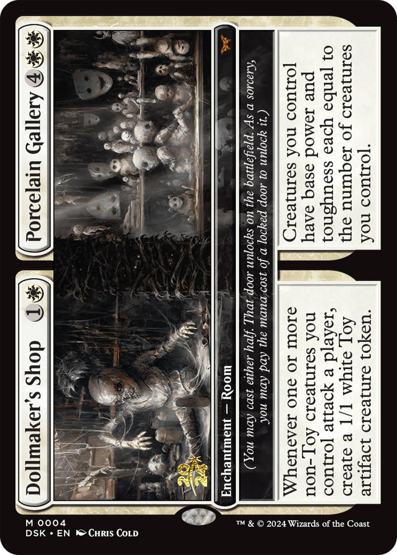Dollmaker's Shop // Porcelain Gallery [Duskmourn: House of Horror Prerelease Promos] - Destination Retro