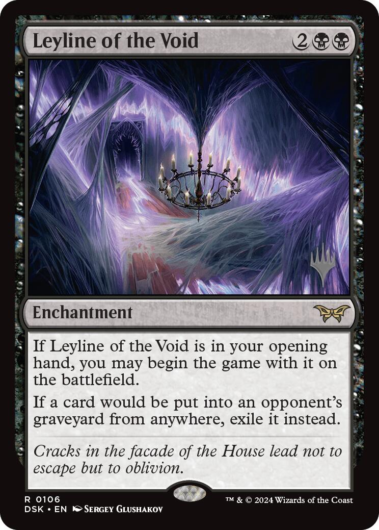 Leyline of the Void (Promo Pack) [Duskmourn: House of Horror Promos] - Destination Retro