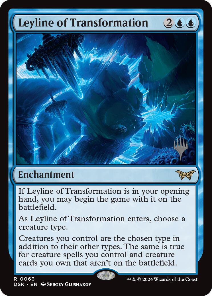 Leyline of Transformation (Promo Pack) [Duskmourn: House of Horror Promos] - Destination Retro