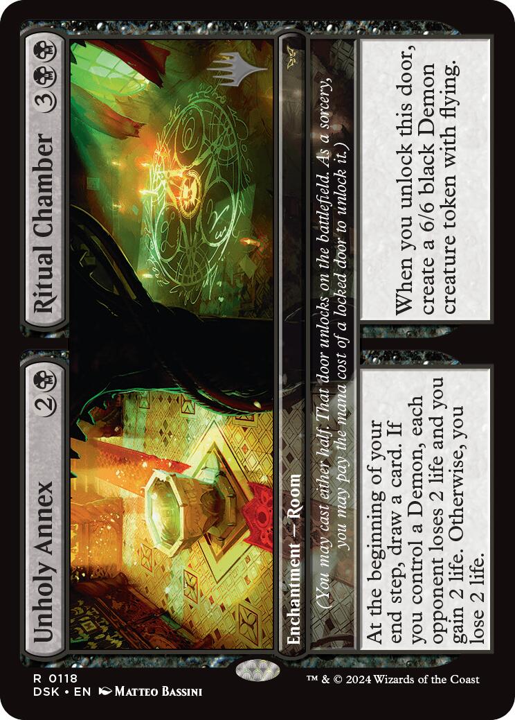 Unholy Annex // Ritual Chamber (Promo Pack) [Duskmourn: House of Horror Promos] - Destination Retro