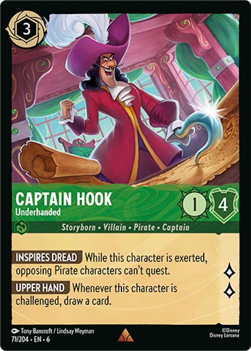 Captain Hook - Underhanded (71/204) [Azurite Sea] - Destination Retro