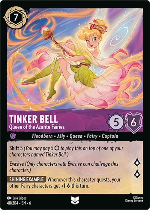 Tinker Bell - Queen of the Azurite Fairies (48/204) [Azurite Sea] - Destination Retro