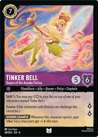 Tinker Bell - Queen of the Azurite Fairies (48/204) [Azurite Sea] - Destination Retro