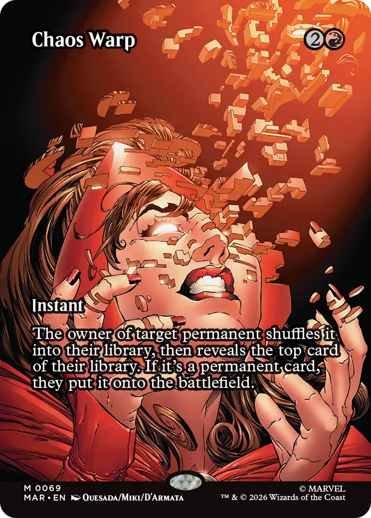 Chaos Warp (Borderless) [Marvel Universe: Eternal-Legal] - Destination Retro