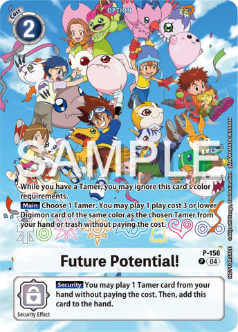 Future Potential! [P-156] (25th Anniversary Digimon Adventure) [Promotional Cards] - Destination Retro