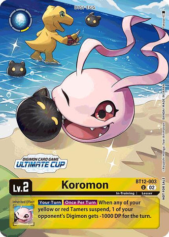 Koromon [BT12-003] (Ultimate Cup 2024) [Across Time] - Destination Retro