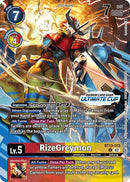 RizeGreymon [BT13-015] (Ultimate Cup 2024) [Versus Royal Knights Booster] - Destination Retro