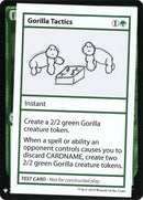 Gorilla Tactics [Mystery Booster Playtest Cards] - Destination Retro
