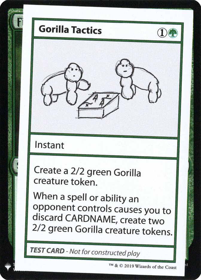 Gorilla Tactics [Mystery Booster Playtest Cards] - Destination Retro