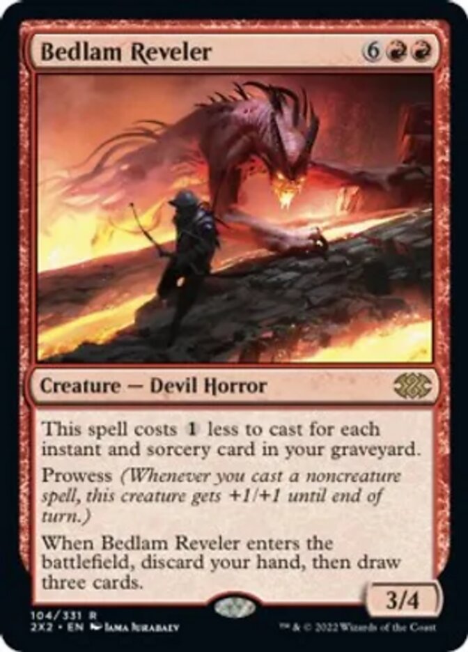 Bedlam Reveler [Double Masters 2022] - Destination Retro