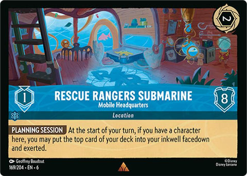 Rescue Rangers Submarine - Mobile Headquarters (169/204) [Azurite Sea] - Destination Retro