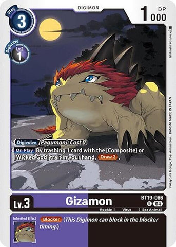 Gizamon [BT19-066] [Release Special Booster Ver.2.0] - Destination Retro