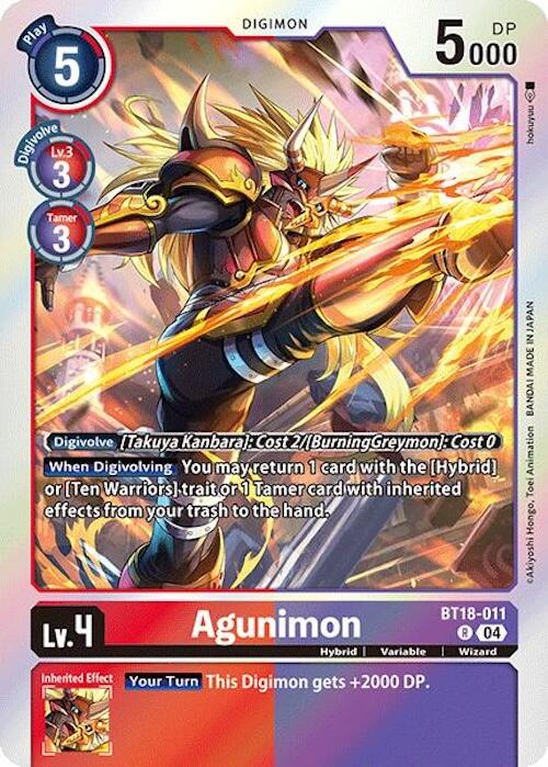 Agunimon [BT18-011] [Release Special Booster Ver.2.0] - Destination Retro