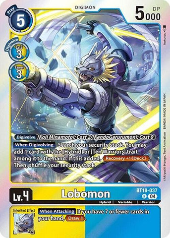 Lobomon [BT18-037] [Release Special Booster Ver.2.0] - Destination Retro