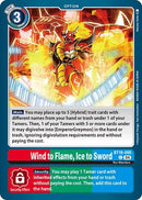 Wind to Flame, Ice to Sword [BT18-095] [Release Special Booster Ver.2.0] - Destination Retro