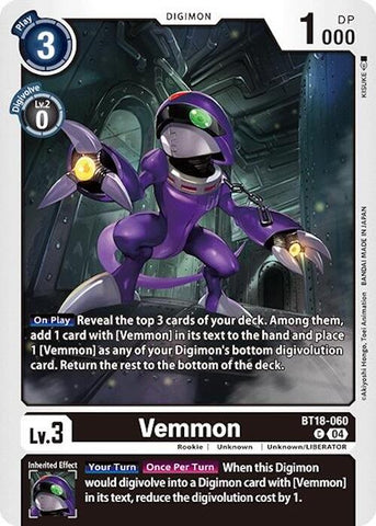 Vemmon [BT18-060] [Release Special Booster Ver.2.0] - Destination Retro