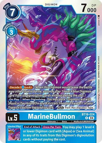 MarineBullmon [BT19-024] [Release Special Booster Ver.2.0] - Destination Retro