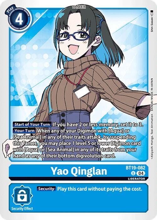 Yao Qinglan [BT19-082] [Release Special Booster Ver.2.0] - Destination Retro