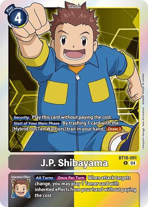 J.P. Shibayama [BT18-091] [Release Special Booster Ver.2.0] - Destination Retro