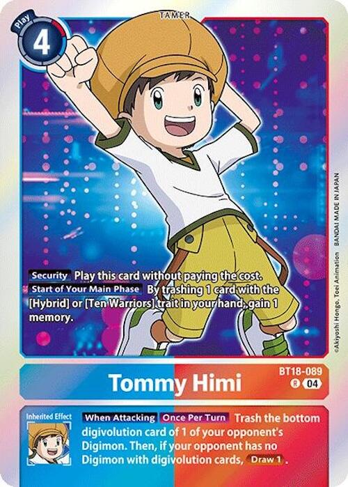 Tommy Himi [BT18-089] [Release Special Booster Ver.2.0] - Destination Retro