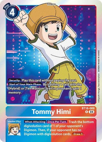 Tommy Himi [BT18-089] [Release Special Booster Ver.2.0] - Destination Retro