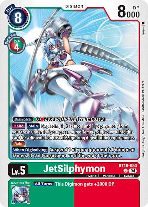 JetSilphymon [BT18-053] [Release Special Booster Ver.2.0] - Destination Retro