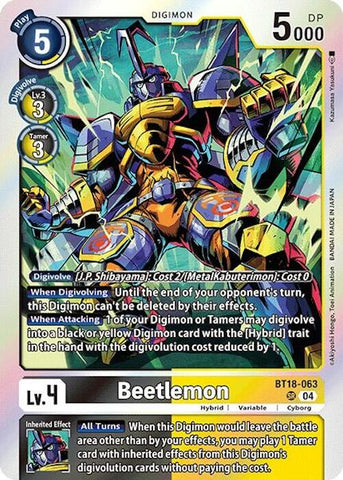 Beetlemon [BT18-063] [Release Special Booster Ver.2.0] - Destination Retro