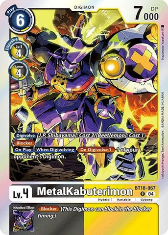 MetalKabuterimon [BT18-067] [Release Special Booster Ver.2.0] - Destination Retro