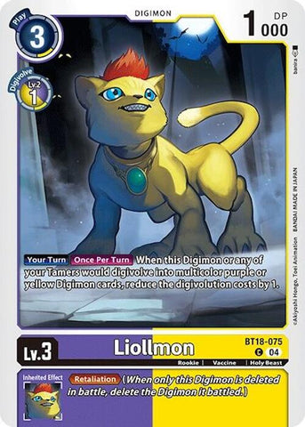 Liollmon [BT18-075] [Release Special Booster Ver.2.0] - Destination Retro