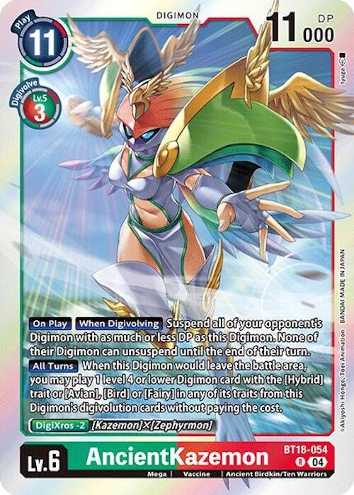 AncientKazemon [BT18-054] [Release Special Booster Ver.2.0] - Destination Retro