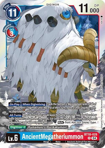 AncientMegatheriummon [BT18-028] [Release Special Booster Ver.2.0] - Destination Retro