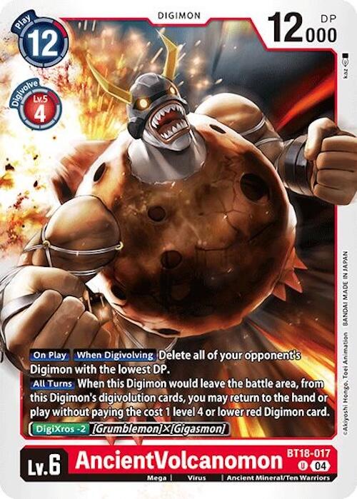 AncientVolcanomon [BT18-017] [Release Special Booster Ver.2.0] - Destination Retro