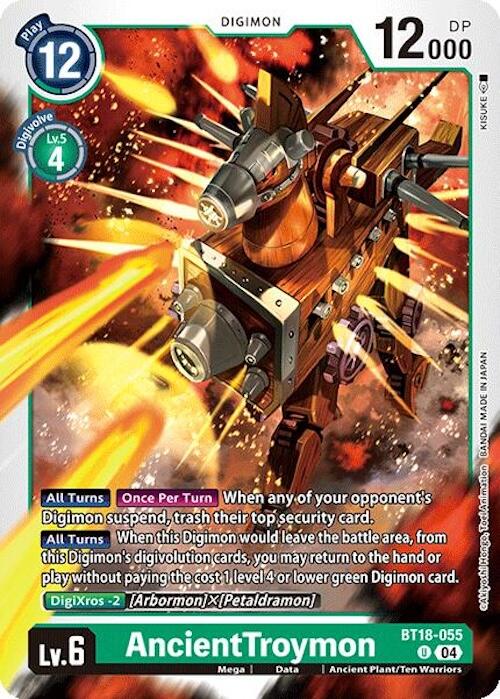 AncientTroymon [BT18-055] [Release Special Booster Ver.2.0] - Destination Retro