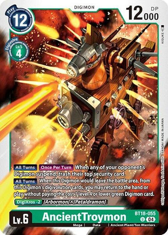 AncientTroymon [BT18-055] [Release Special Booster Ver.2.0] - Destination Retro