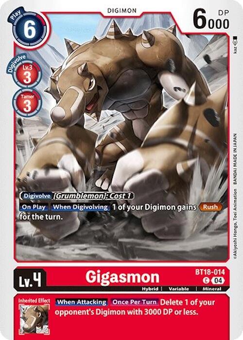 Gigasmon [BT18-014] [Release Special Booster Ver.2.0] - Destination Retro